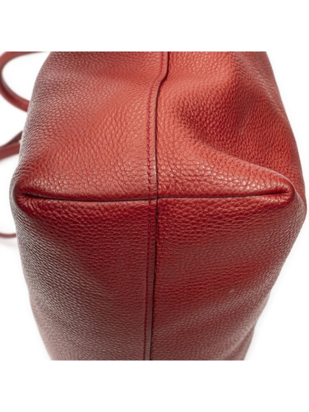 Prada Radio Pun Tote Red Vitello Daino - Picture 7 of 10